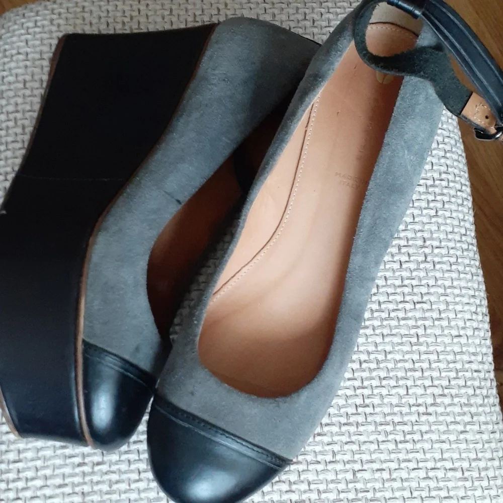 ANTHROPOLOGIE LEIFSDOTTIR Platform Mary Jane Shoe 38